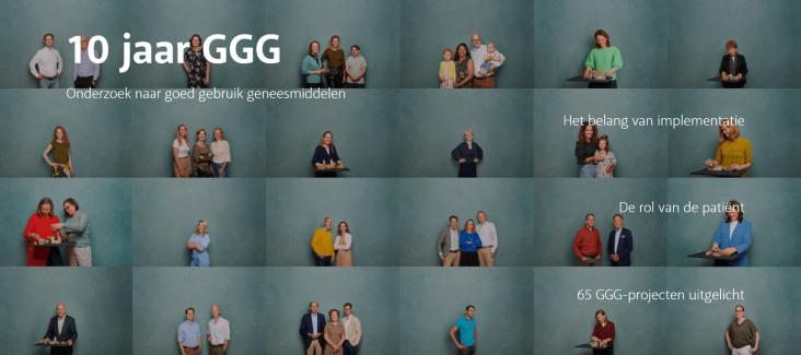verzameling portretten van projectleiders van GGG-projecten