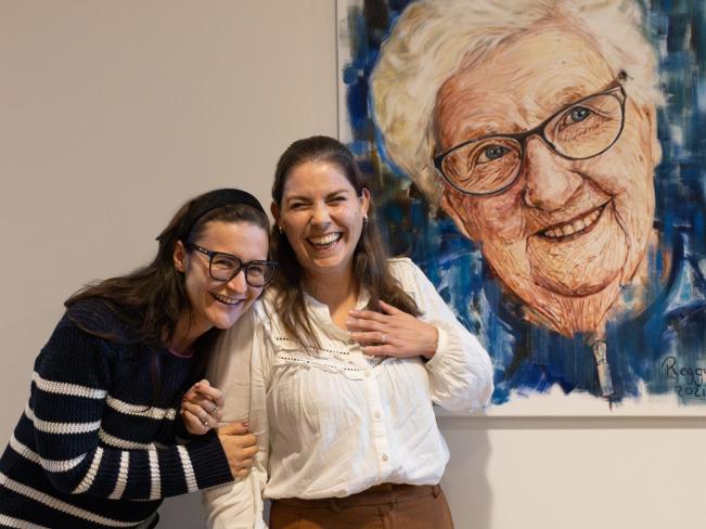 Foto van Cristina Milev en Judith Peeters