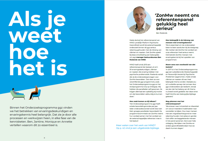 Screenshot uit Impact magazine ggz