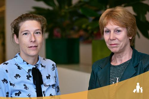 Portret rouke Sondeijker en drs. Joke van Wieringen 