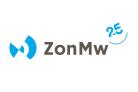 25 jaar ZonMw logo wit