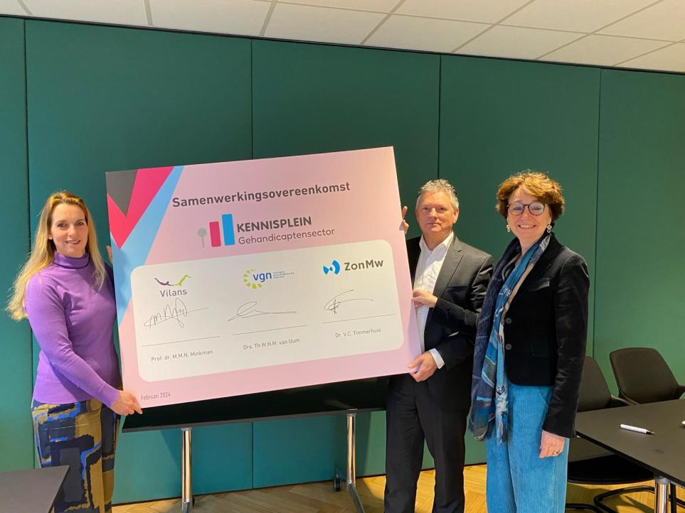 Samenwerkingsovereenkomst Kennisplein Gehandicaptensector