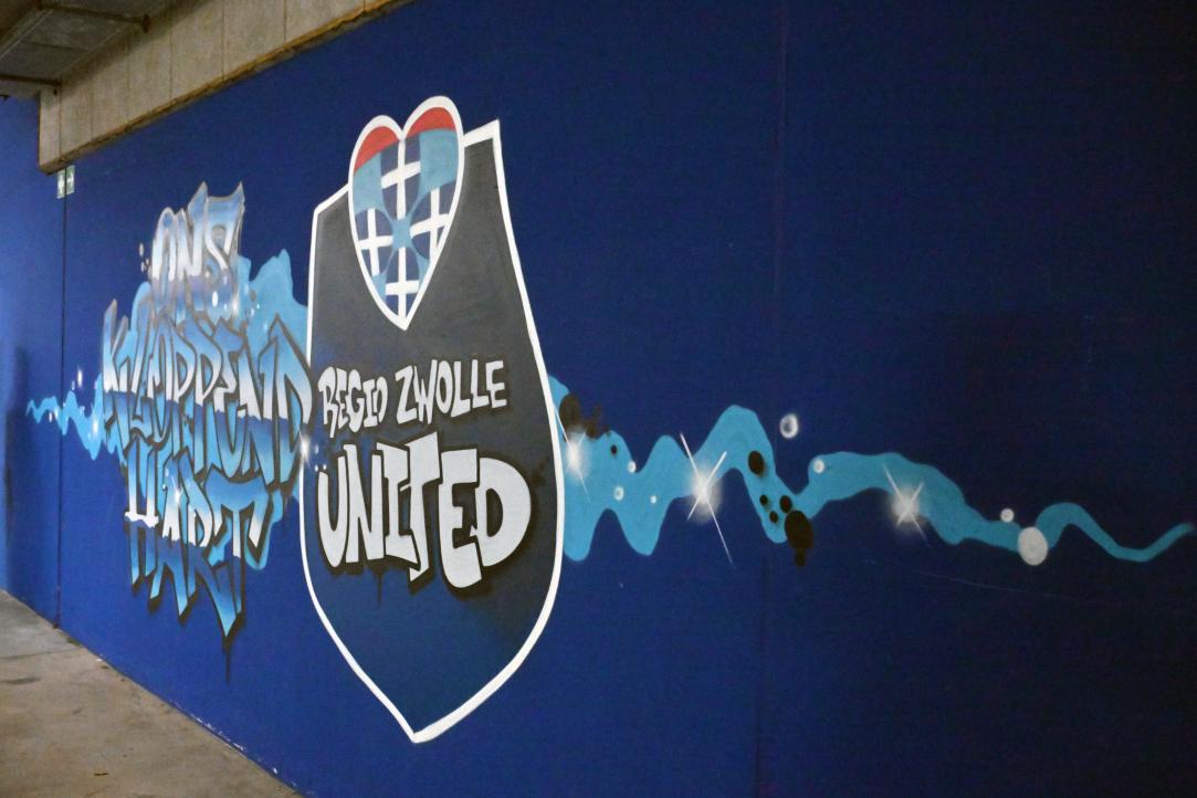 Graffiti logo Zwolle United