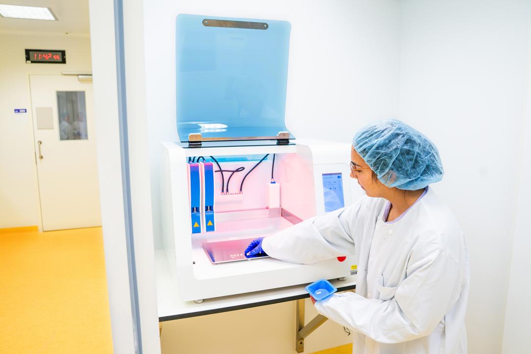 Onderzoeker in het lab
