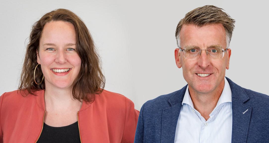 portret van Erica Bouma en Godfried Bogaerts