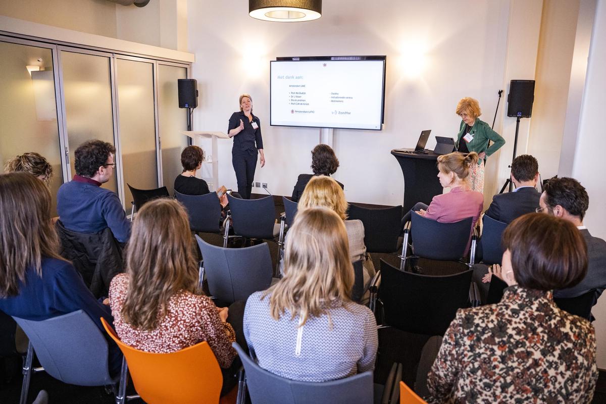 Foto van congres Goed Gebruik Geneesmiddelen: Marjon de Boer: Er is nog onvoldoende bewijs om aspirine aan te bevelen aan zwangere vrouwen die in een eerdere zwangerschap een vroege pre-eclampsie hebben doorgemaakt