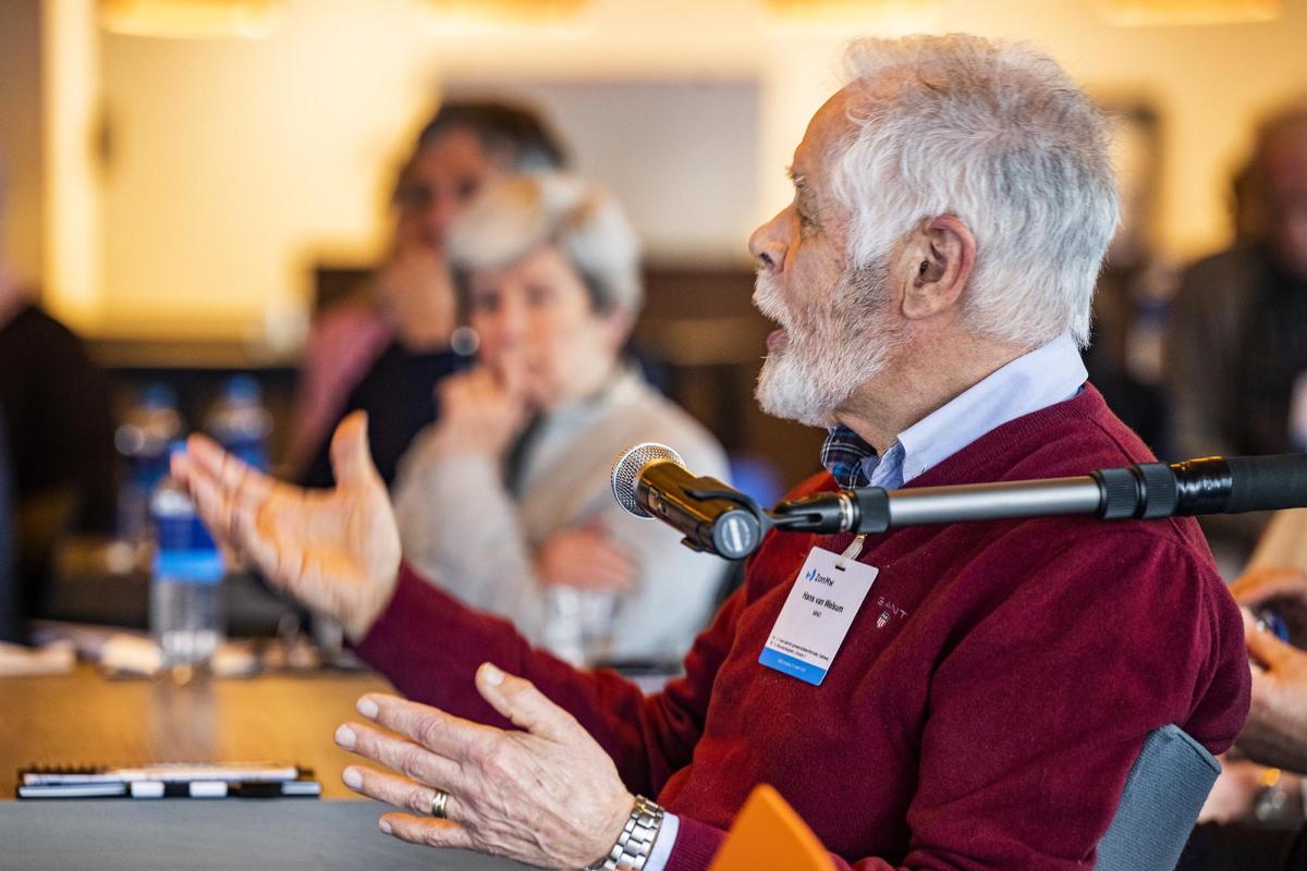Foto van congres Goed Gebruik Geneesmiddelen: Deelnemers aan het woord tijdens de discussie: wat ontbreekt er in het voorlichten van de patiënten?