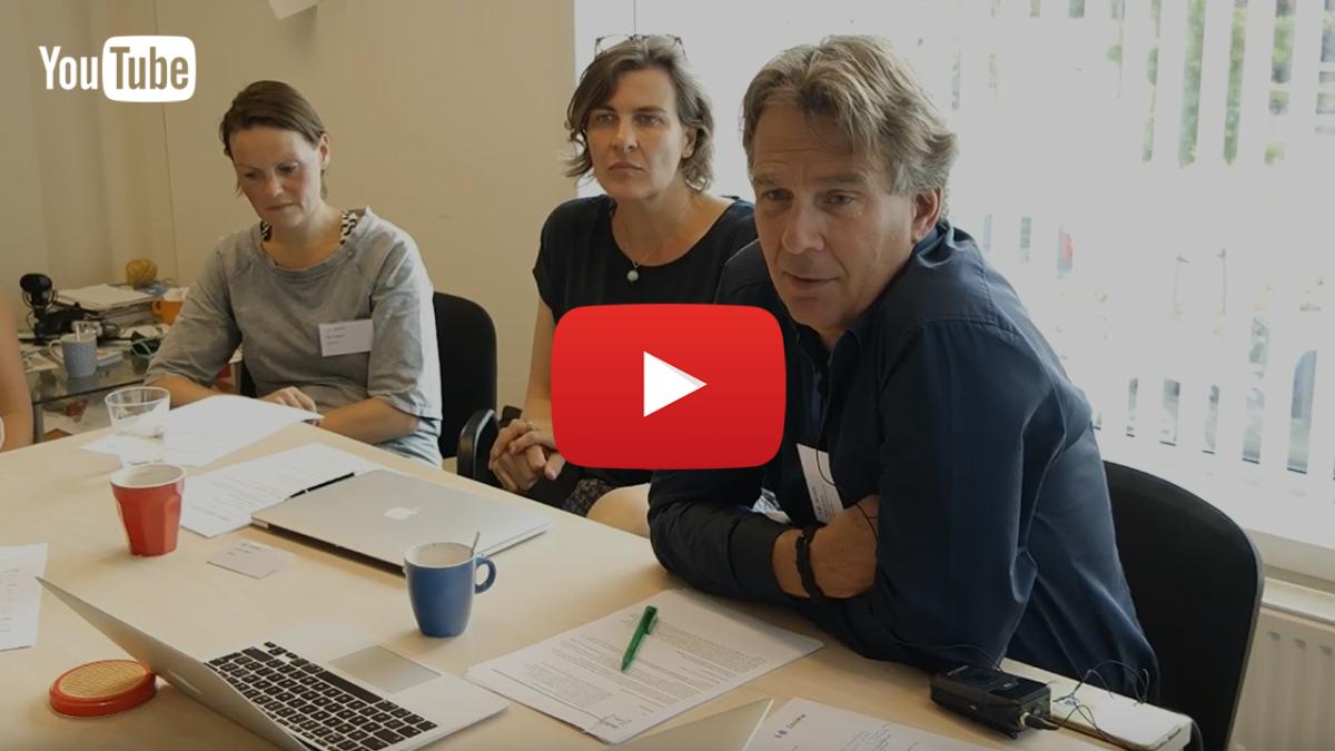 Screenshot videoverslag ZonMw-bijeenkomst Actieonderzoek Innovatieve Zorg