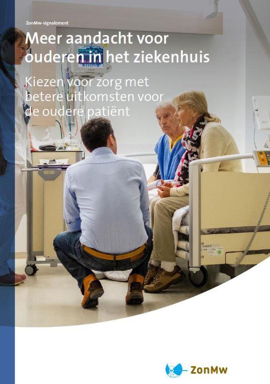 Voorkant Brochure Meer aandacht voor ouderen in het ziekenhuis