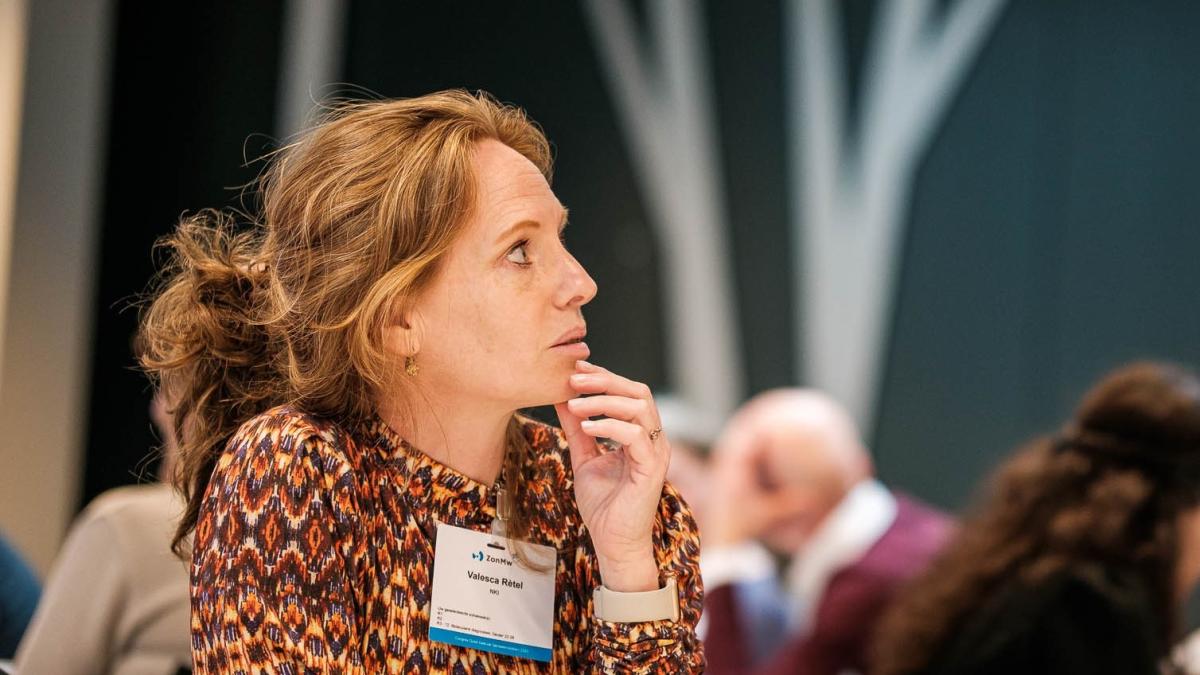 Valesca Retel is sessievoorzitter tijdens het GGG-congres 2023