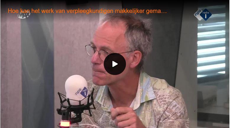 Onno Helder vertelt bij bij Villa NPO Radio 1 over Create4Care