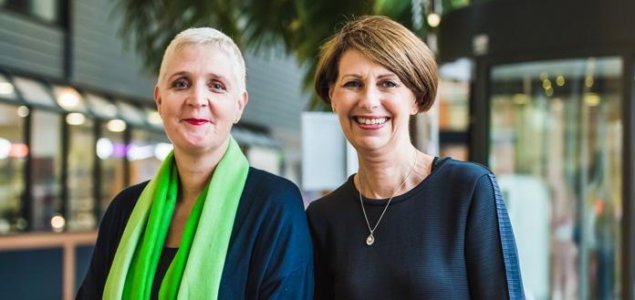 Portret Lisette Schoonhoven en Thora Hafsteinsdottir