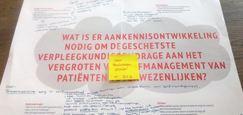 Poster met post its