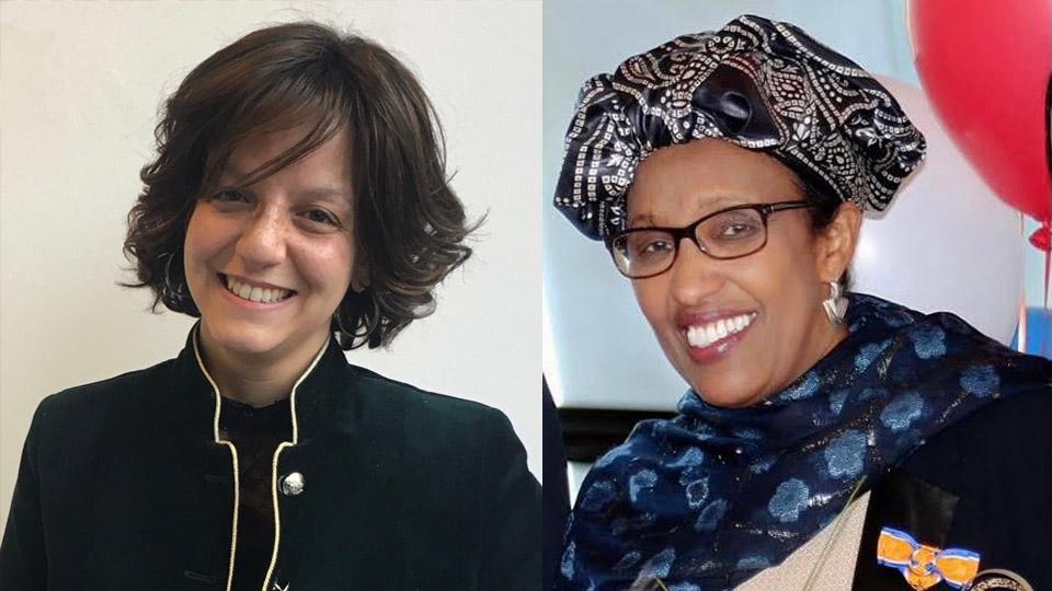 Portretten Vina Slev en Zahra Naleie