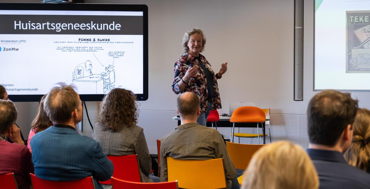 Marjan Westerman tijdens de opening