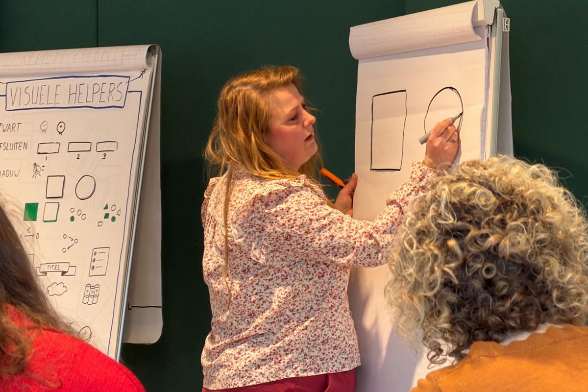 Angela Lansbergen laat zien hoe makkelijk je kunt tekenen