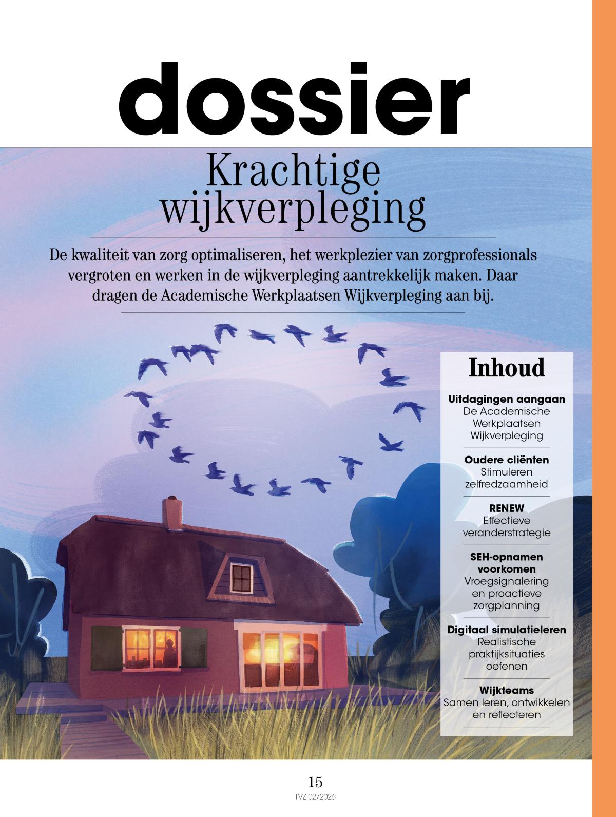 Omslag TVZ-dossier Krachtige wijkverpleging