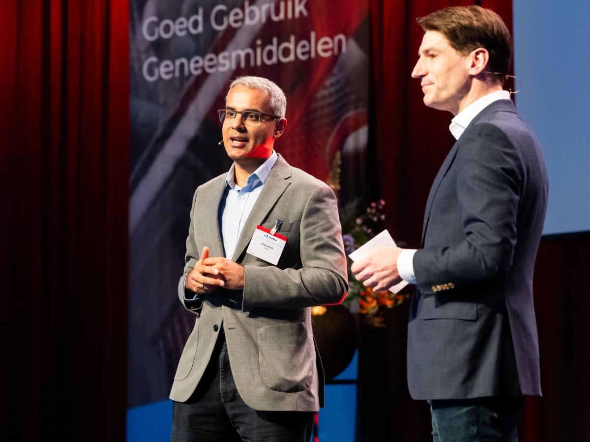Arfan Ikram en Gerrit Heijkoop tijdens de opening van het GGG-congres 2026
