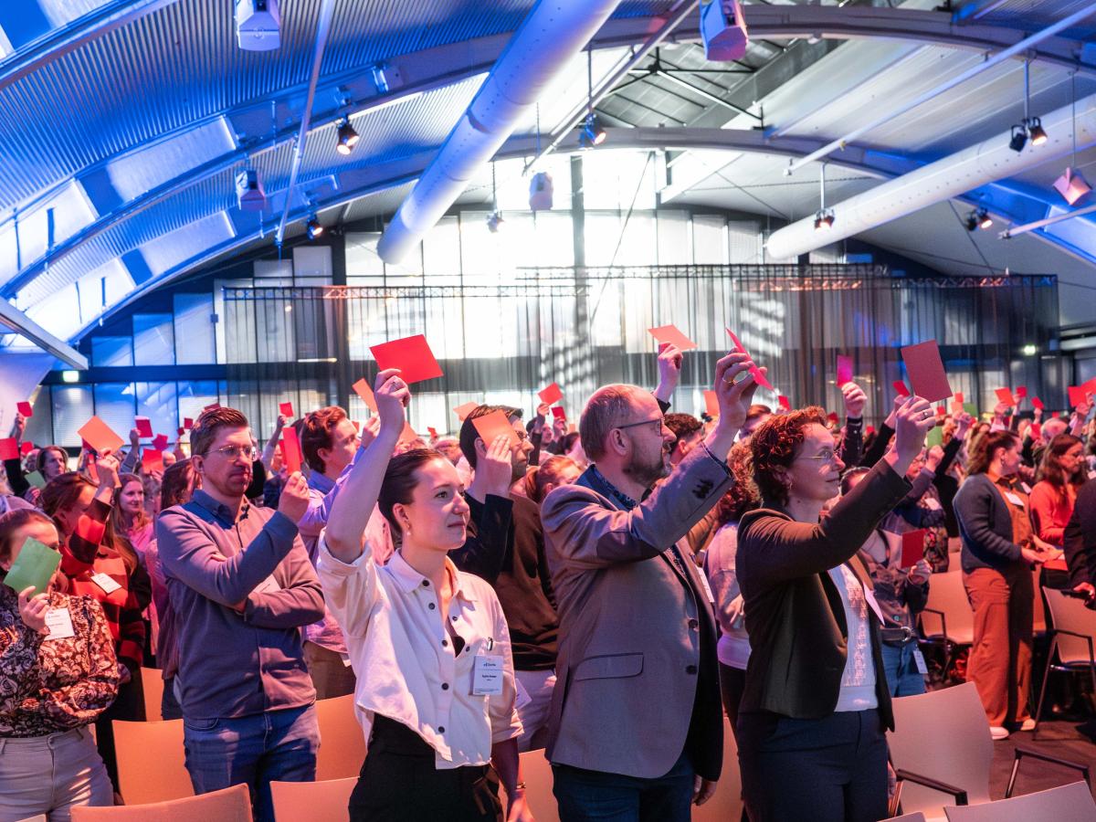 Impressie plenaire sessie tijdens het GGG-congres 2026
