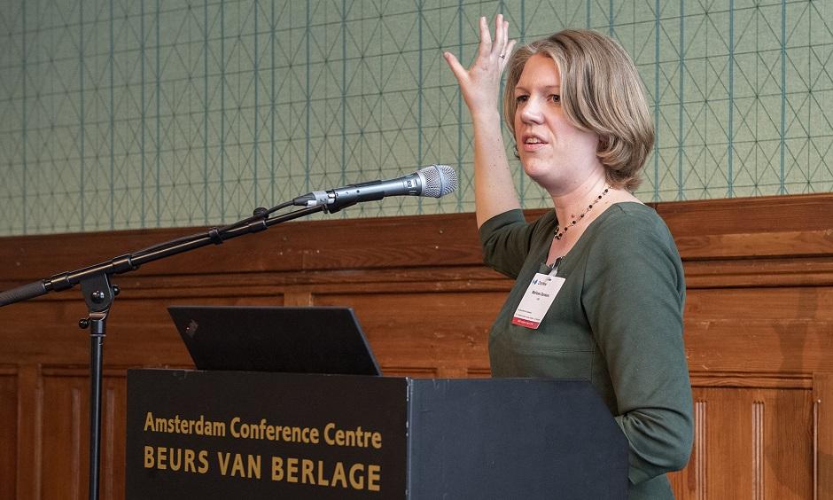 Marloes Dankers tijdens de subsessie GGG-congres 2019