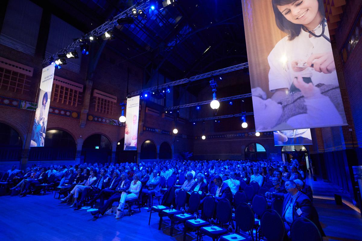 Impressie plenaire zaal tijdens GGG-congres 2018