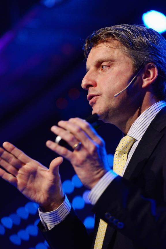 Foto Marcel Joachimsthal van congres Goed Gebruik Geneesmiddelen 2014