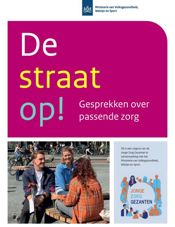 Cover van het magazine van de Jonge Zorg Gezanten