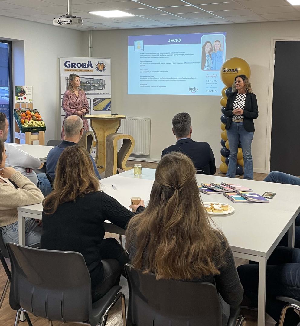 Kickoff meeting Mentale vitaliteit van werkenden bij GROBA