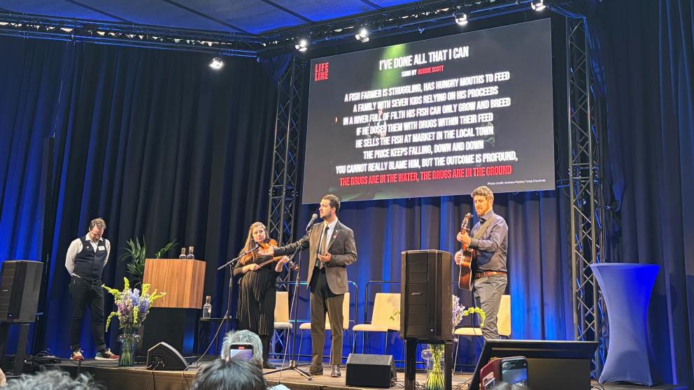 Fragment van opvoering van de musical LIFELINE
