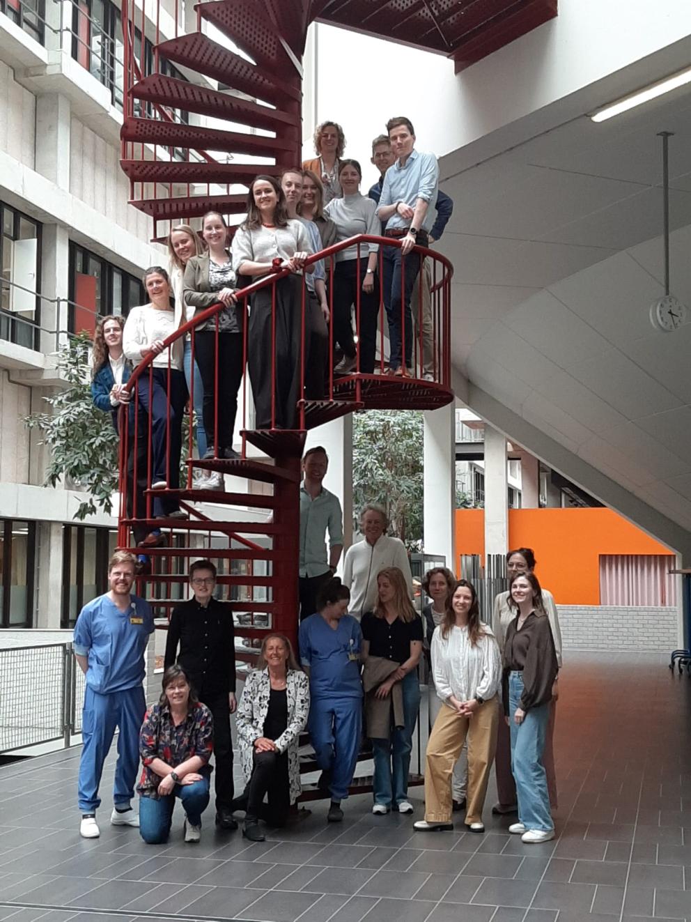groepsfoto Amsterdam UMC werkbezoek