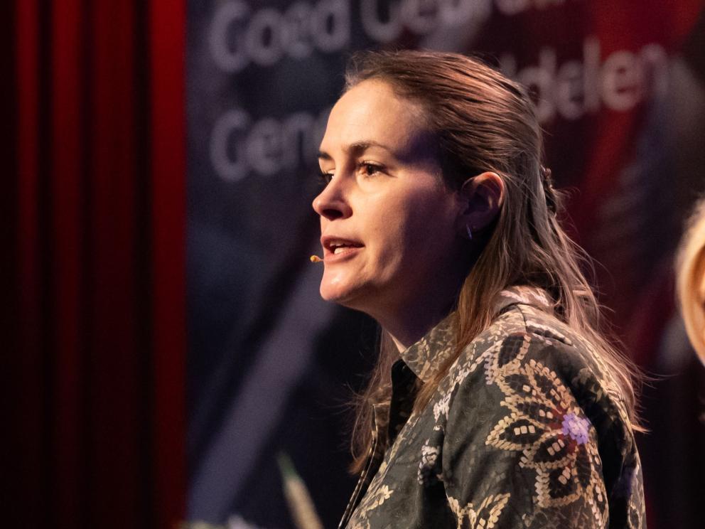 Noortje van Herwaarden tijdens het GGG-congres 2026