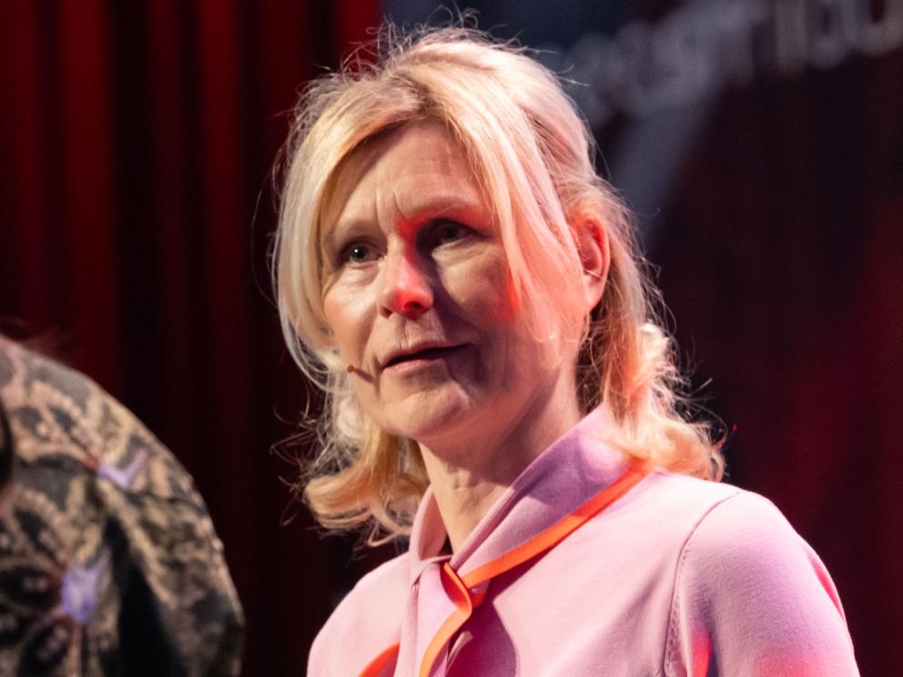 Catherijne Knibbe tijdens het GGG-congres 2026