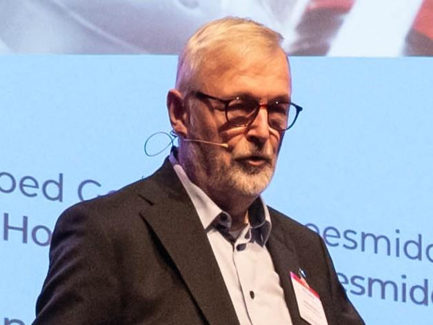 Joop van Gerventijdens zijn presentatie op het GGG-congres 2026